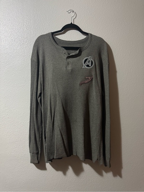 Levi's Other - Avengers Dark Grey Waffle “Roadie’s Henley” Size XL